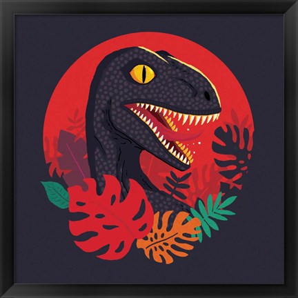 Framed Tropic Raptor Print