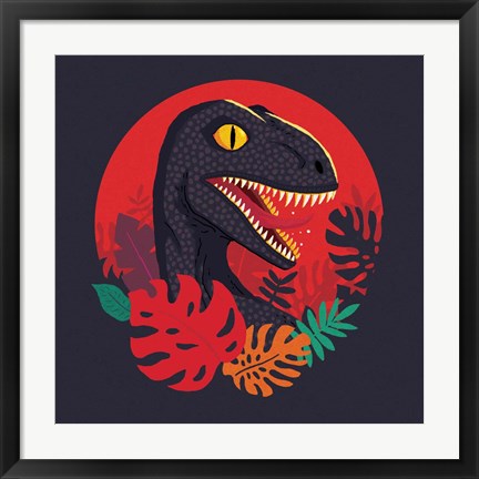 Framed Tropic Raptor Print