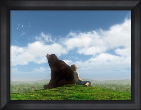 Framed Cloud Watchers Print