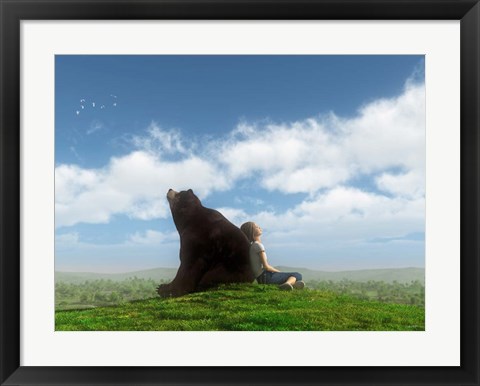 Framed Cloud Watchers Print