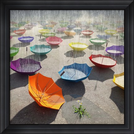 Framed Downpour Print
