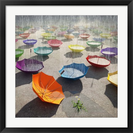 Framed Downpour Print