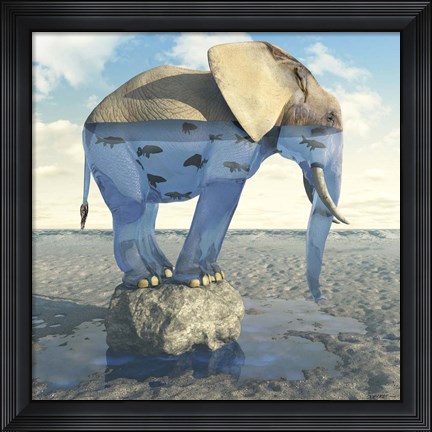 Framed Drinking Problem Print