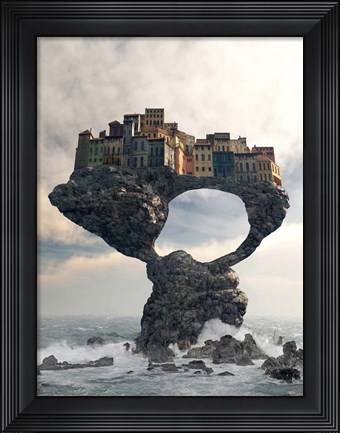 Framed Precarious Print