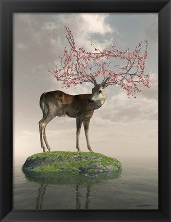 Framed Guardian of Spring Print