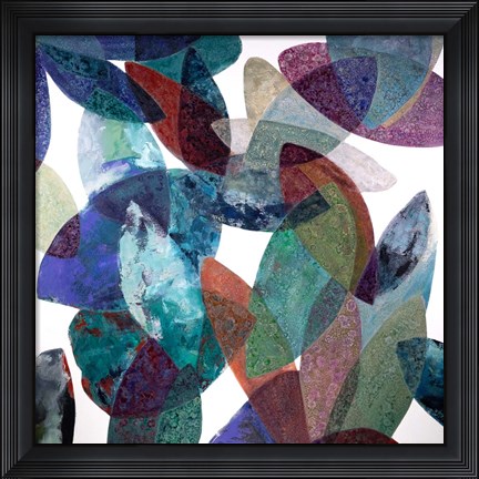 Framed Hojas Petreas III Print