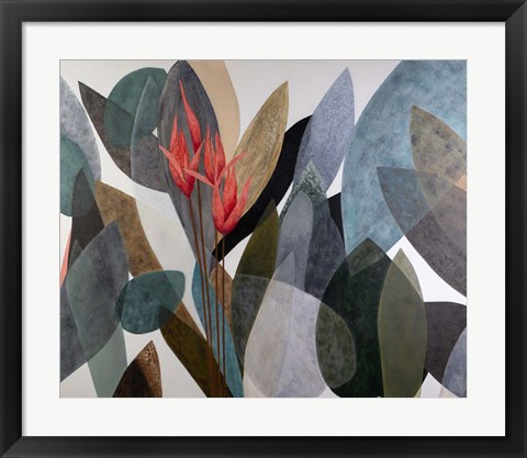 Framed Jardin Eterno 1 Print