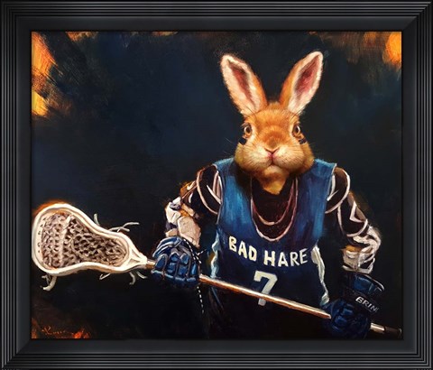 Framed Game Face No. 2 Print