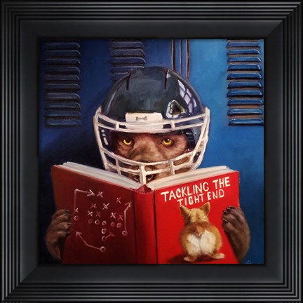 Framed Game Plan No. 2 Print