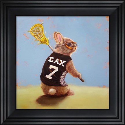 Framed Lax Bunny Print