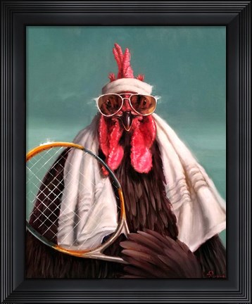 Framed Tennis Pro Print