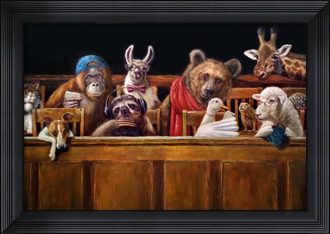 Framed We The Jury Print