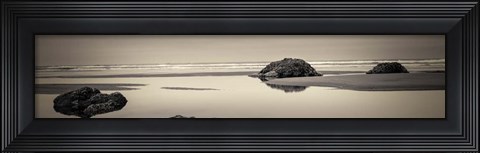 Framed Beach Rocks No. 4 Print