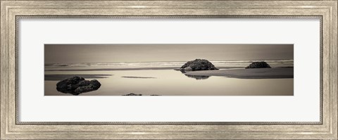 Framed Beach Rocks No. 4 Print