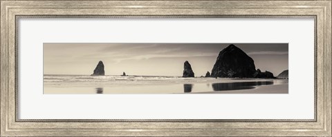 Framed Haystack Rock Print