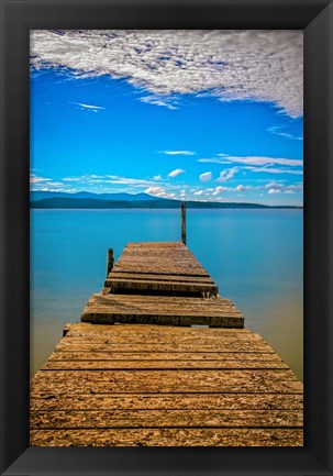 Framed Broken Pier Print