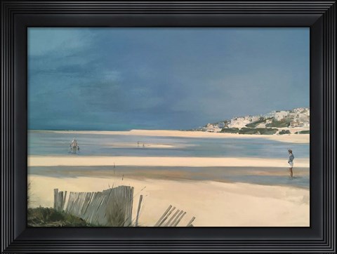 Framed Obidos Lagoon Print