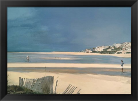 Framed Obidos Lagoon Print