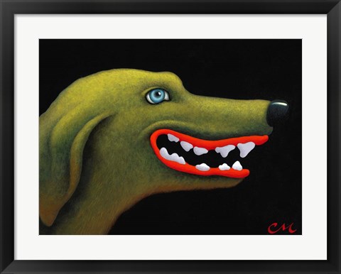 Framed Good Dog Print