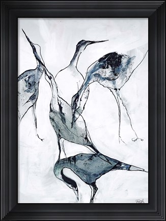 Framed Crane 1 Print