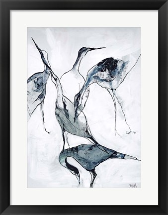 Framed Crane 1 Print