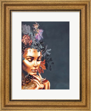 Framed Gold Couture 1 Print