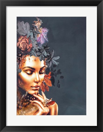 Framed Gold Couture 1 Print