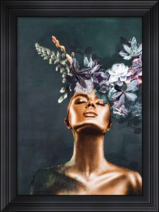 Framed Gold Couture 2 Print