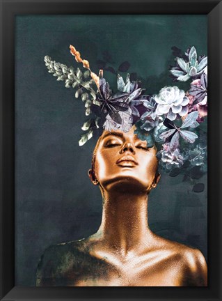 Framed Gold Couture 2 Print