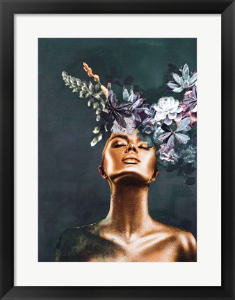 Framed Gold Couture 2 Print