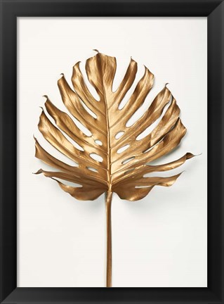 Framed Monstrea Gold Leaf Print