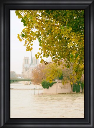 Framed Notre Dame 2 Print