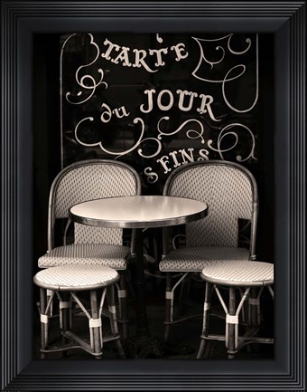 Framed Paris Cafe Print