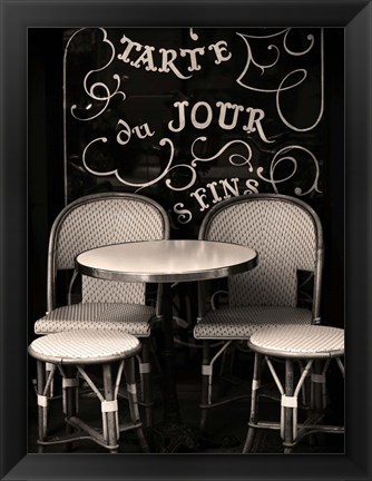 Framed Paris Cafe Print