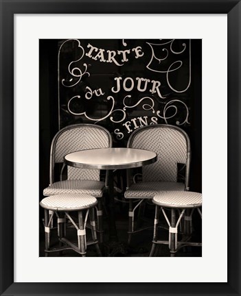 Framed Paris Cafe Print