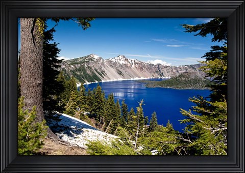 Framed Crater Lake Print