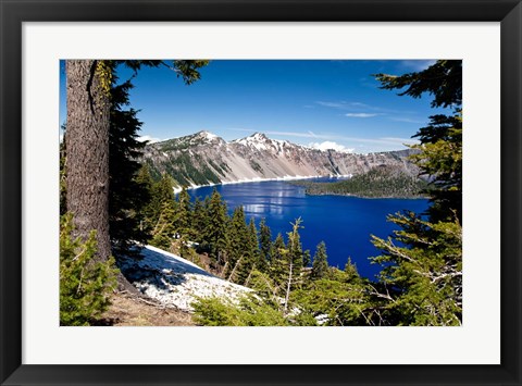 Framed Crater Lake Print