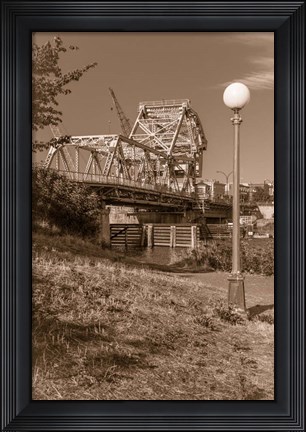 Framed Johnson Street Bridge (Victoria) Print
