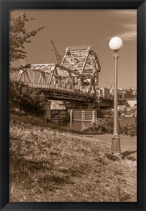 Framed Johnson Street Bridge (Victoria) Print