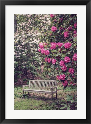 Framed Rest Among The Flowers Print