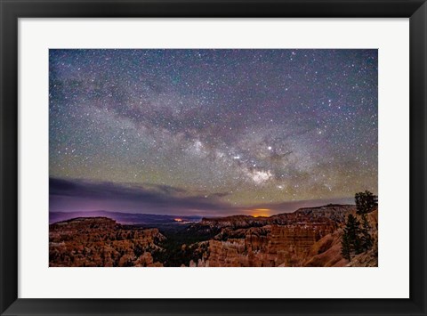 Framed Milky Way over Bryce Canyon Print