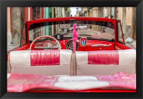 Framed 50&#39;s Car, Havana Print