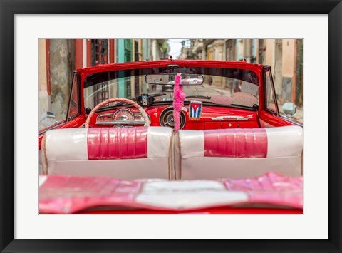 Framed 50&#39;s Car, Havana Print