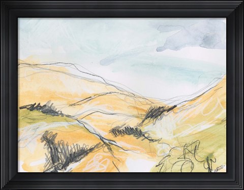Framed Summer Hills Print