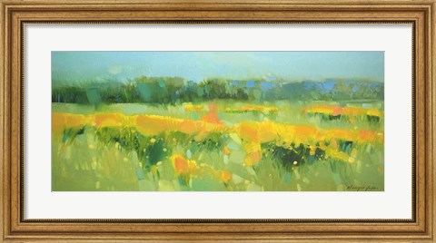 Framed Meadow - Panel Print