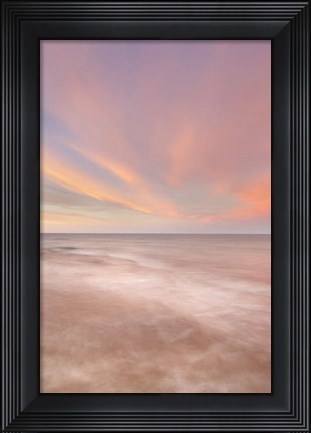 Framed Stormy Evening Over Lake Superior, Michigan Print