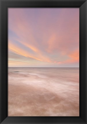 Framed Stormy Evening Over Lake Superior, Michigan Print