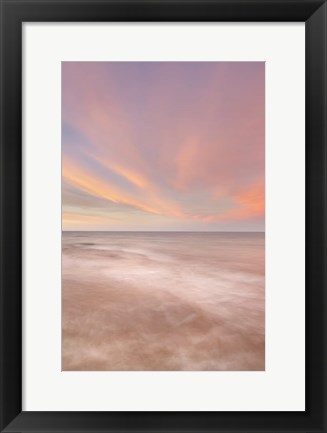 Framed Stormy Evening Over Lake Superior, Michigan Print