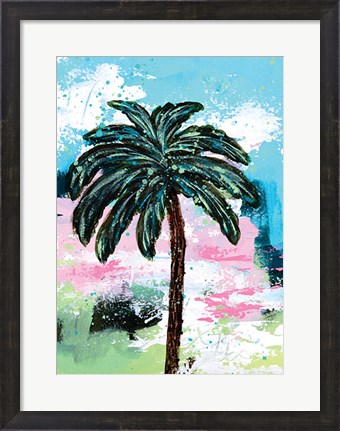 Framed Palms III Print