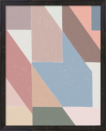 Framed Chalk Pattern Print